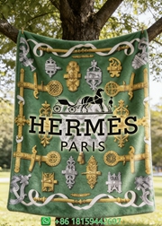 Hermes Throw Blankets